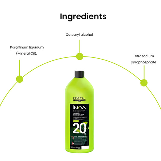 L’Oréal Professionnel INOA Oxydant 20 Volume 1000ml developer for ammonia-free hair colour