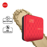Faces Canada 3In1 All Day Hydra Matte Compact Powder - Ivory 01|9 gms|MRP 549