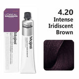 L'Oreal Professionnel Paris Majirel Hair Color 4.20(Intense Iridiscent Brown)|49.5 gms|MRP 420