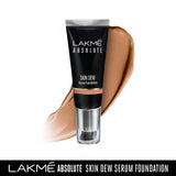 Lakme Absolute Skin Dew Serum Foundation ï¿½ Cool Cinnamon|30 gms|MRP 875
