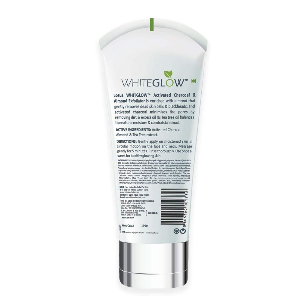 Lotus Herbals Whiteglow Activated Charcoal Brightening Face Mask, face mask, charcoal base