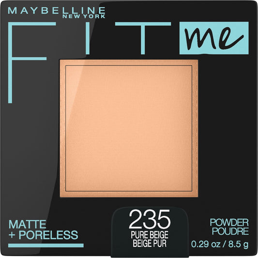 Maybelline New York Fit Me Matte + Poreless Pressed Powder � 235 Pure Beige|8.5 gms|MRP 600
