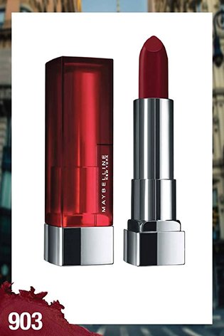 Maybelline New York Color Sensational Creamy Matte Lipstick � 903 Midnight Date|3.9 gms|MRP 329