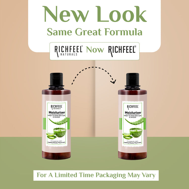 Richfeel Skin Moisturiser|500 ml|MRP 715