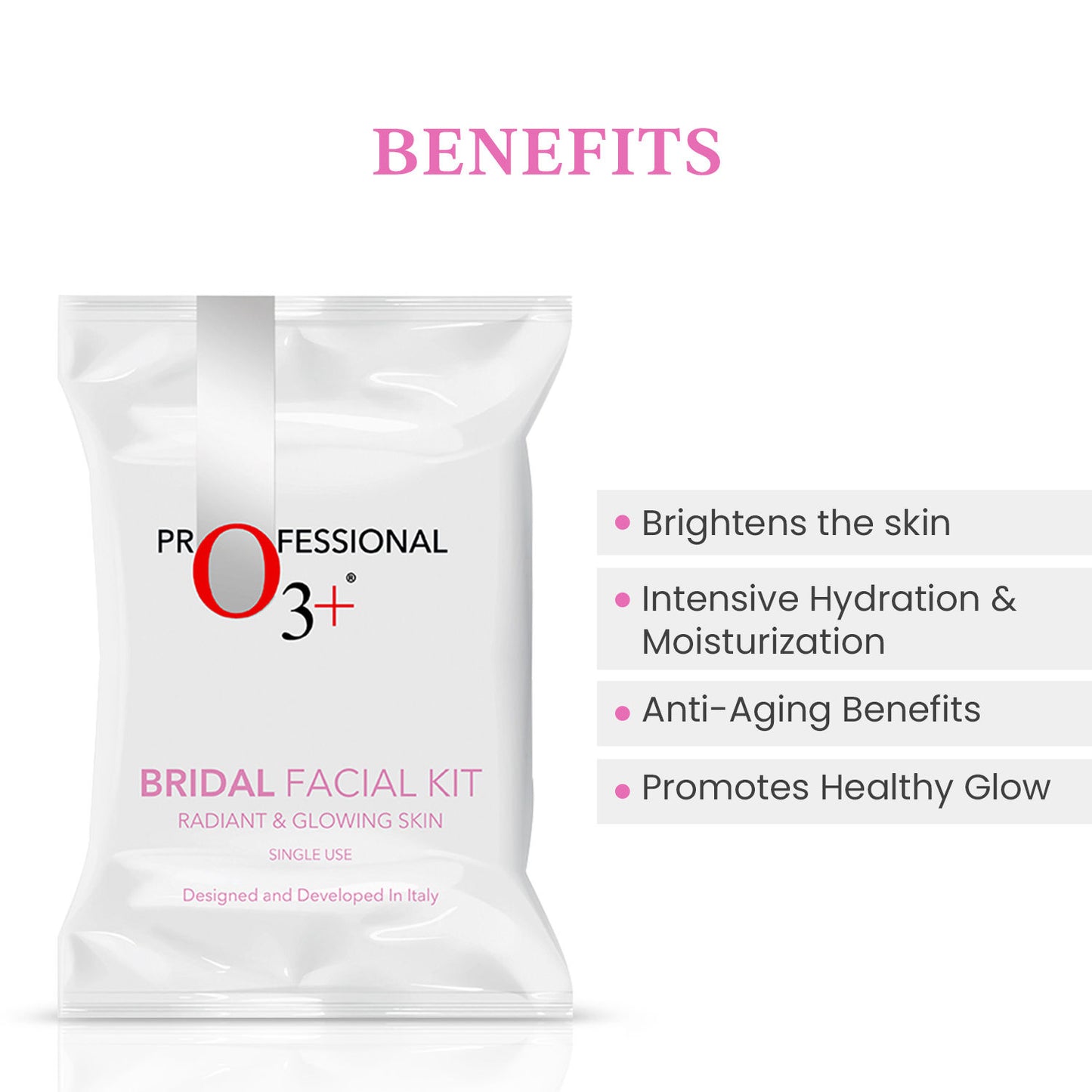 O3+ Bridal Facial Kit Radiant for glowing skin