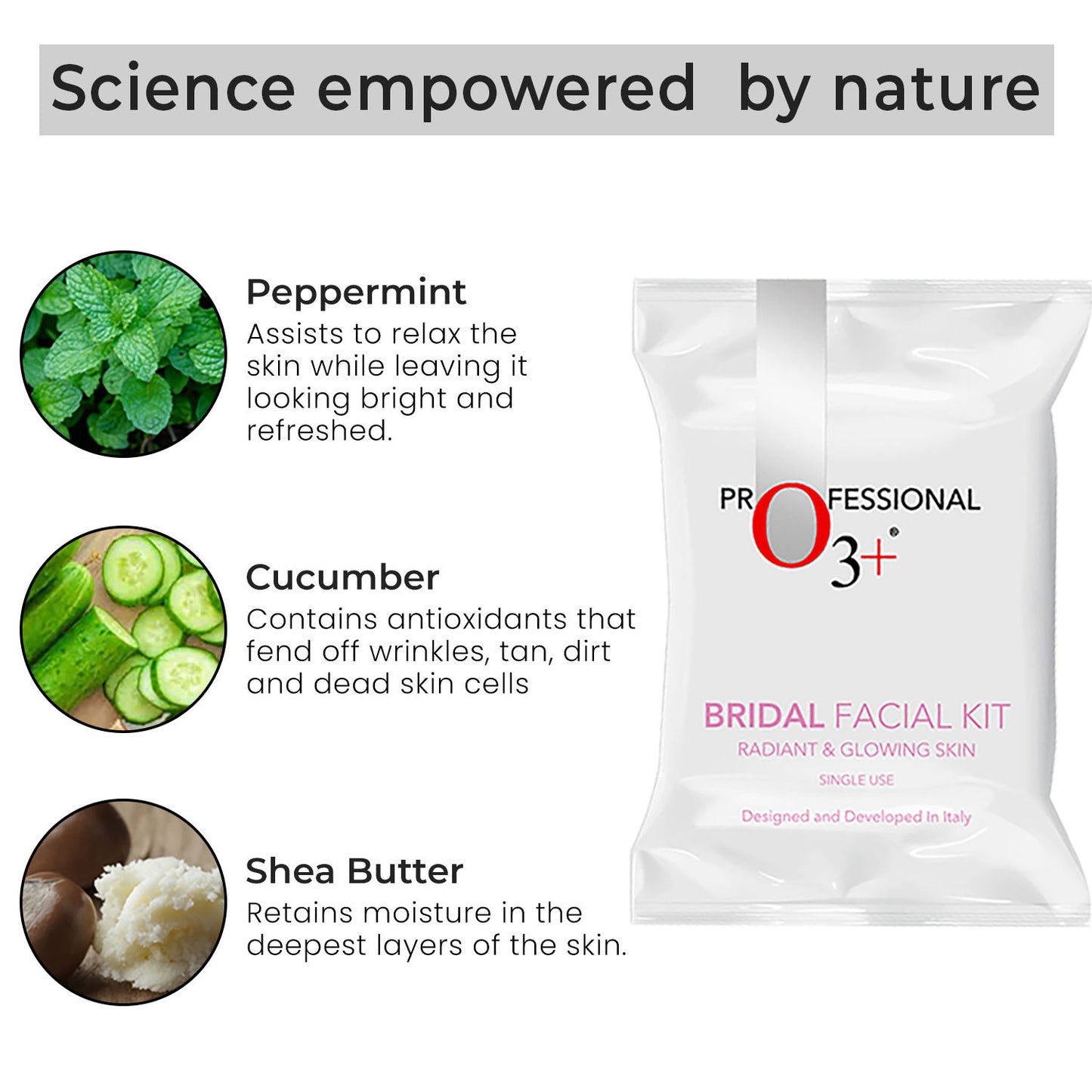 O3+ Bridal Facial Kit Radiant for glowing skin