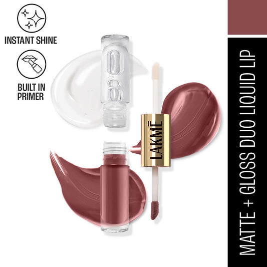 Lakme 9 to 5 Double Duty Matte Lipstick ï¿½ Plum Feather|9 gms|MRP 775