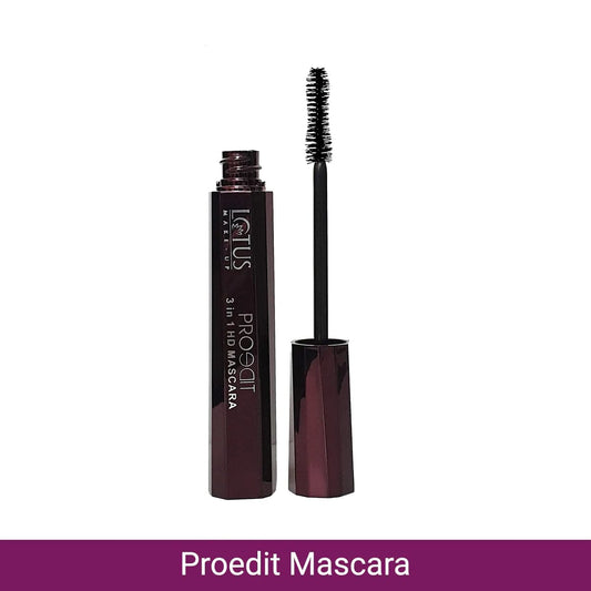 Lotus Herbals Proedit HD Mascara, mascara, volumizing and lengthening texture