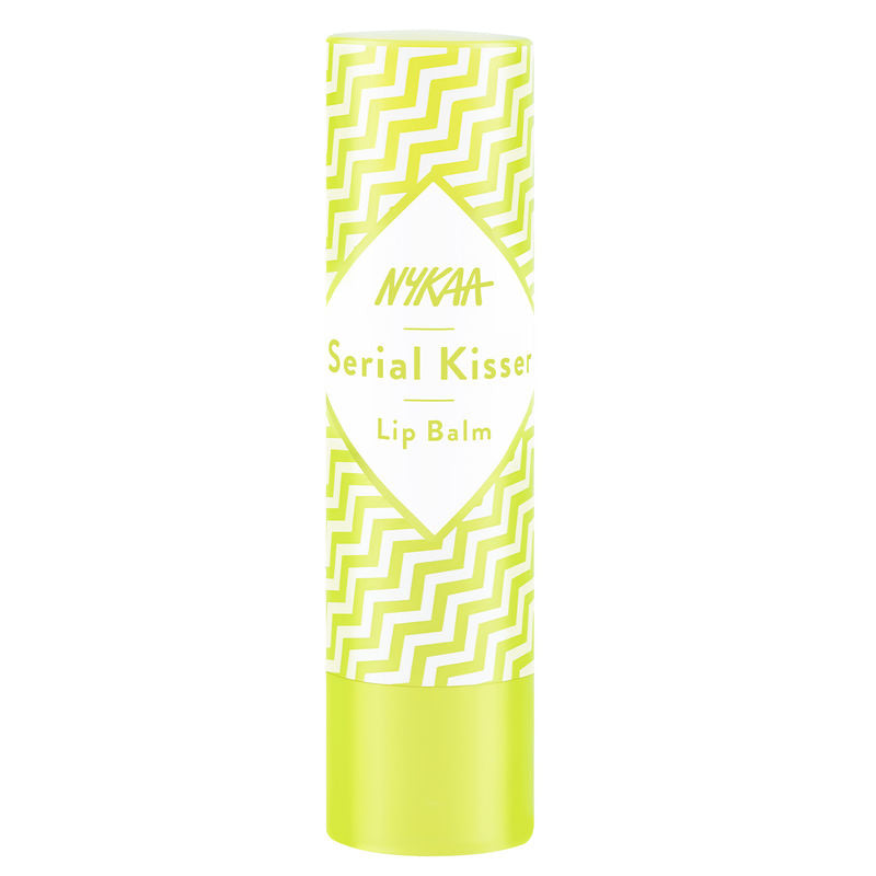 Nykaa Serial Kisser Moisturising Lip Balm With Shea Butter & Vitamin E - Green Apple|4.5 gms|MRP 149