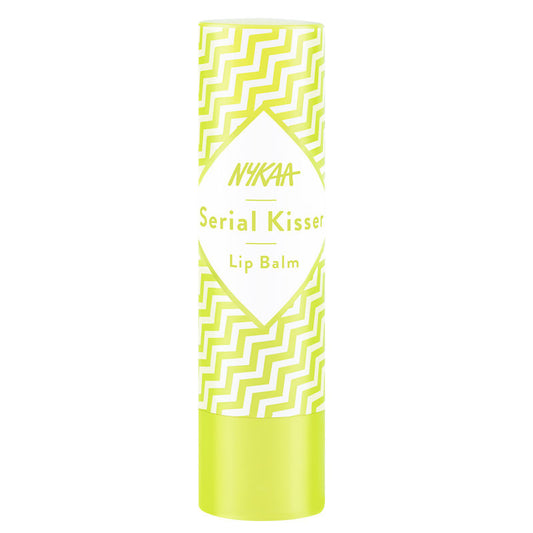 Nykaa Serial Kisser Moisturising Lip Balm With Shea Butter & Vitamin E - Green Apple|4.5 gms|MRP 149