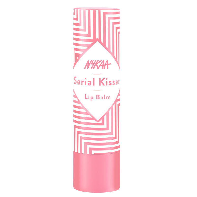 Nykaa Serial Kisser Moisturising Lip Balm With Shea Butter & Vitamin E - Raspberry|4.5 gms|MRP 149