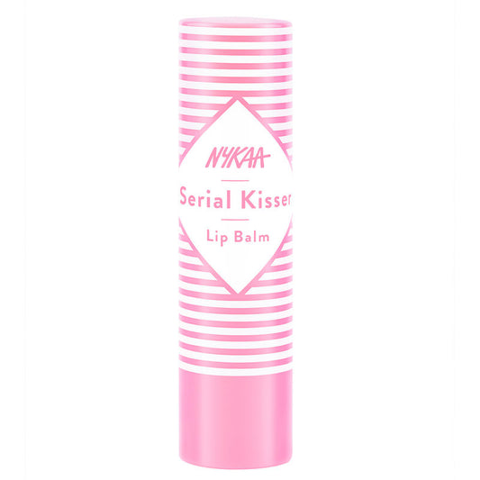 Nykaa Serial Kisser Moisturising Lip Balm With Shea Butter & Vitamin E - Strawberry|4.5 gms|MRP 149
