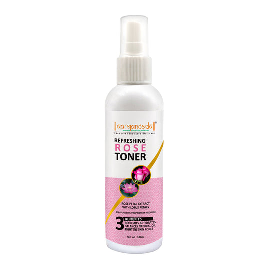 Aaryanveda Rose Toner Spray For Face With Rose Extract|100 ml|MRP 100