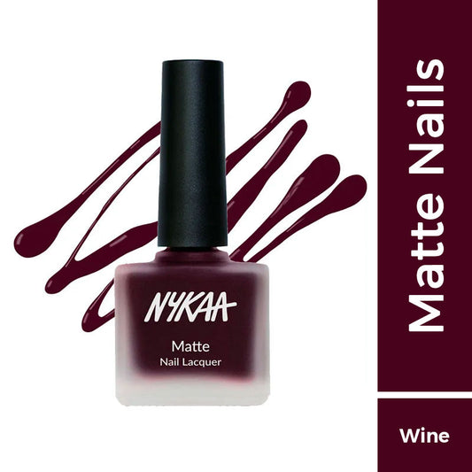 Nykaa Matte Nail Enamel Polish - Ruby Blaze 120|9 ml|MRP 229