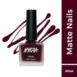 Nykaa Matte Nail Enamel Polish - Ruby Blaze 120|9 ml|MRP 229
