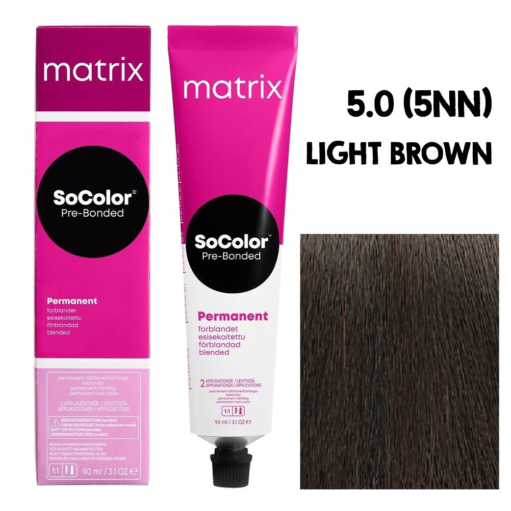 Matrix SoColor 5.0 5NN (Light Brown)|90 ml|MRP 395