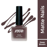 Nykaa Matte Nail Enamel Polish - Spiced Gingerbread 126|9 ml|MRP 229