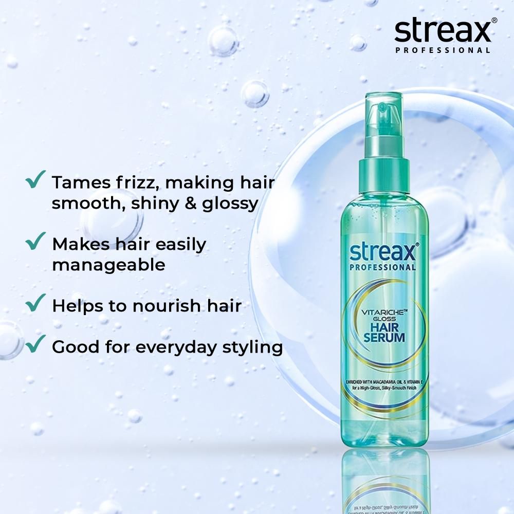 Streax Professional Vitariche Gloss Hair Serum 115ml