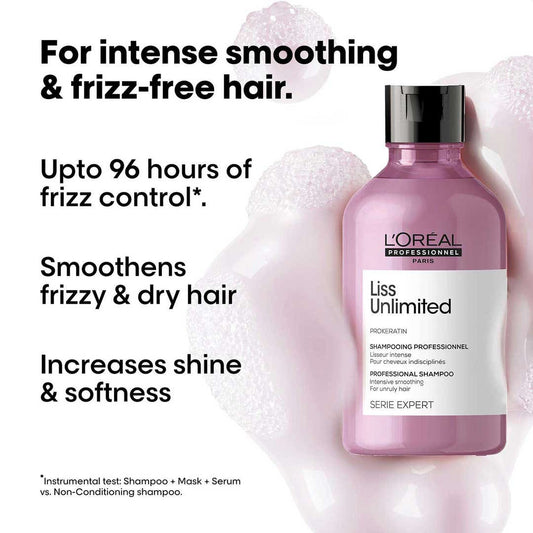 L’Oréal Professionnel Liss Unlimited Shampoo 300ml for frizz control