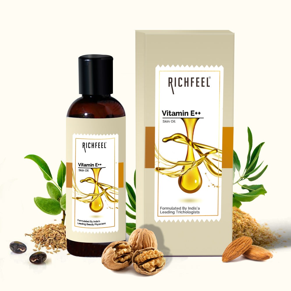 Richfeel Vitamin E Skin Oil|80 ml|MRP 240